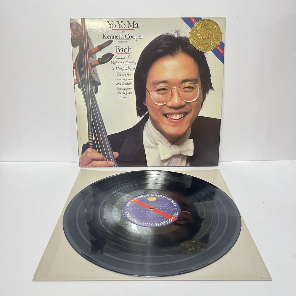 Yo-Yo Ma Kenneth Cooper Sonatas For Viola Da Gamba & Harpsichord Vinyl Record